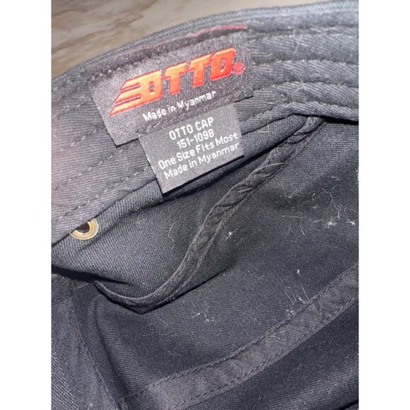 Respect Boundaries Black Embroidered Cap Otto Cap One Size Adjustable - Picture 5 of 5